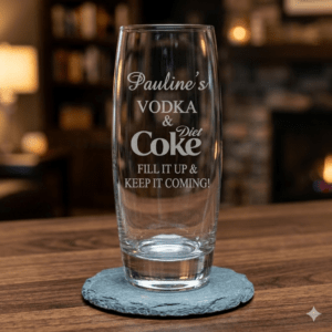 Vodka Diet Cola Curved