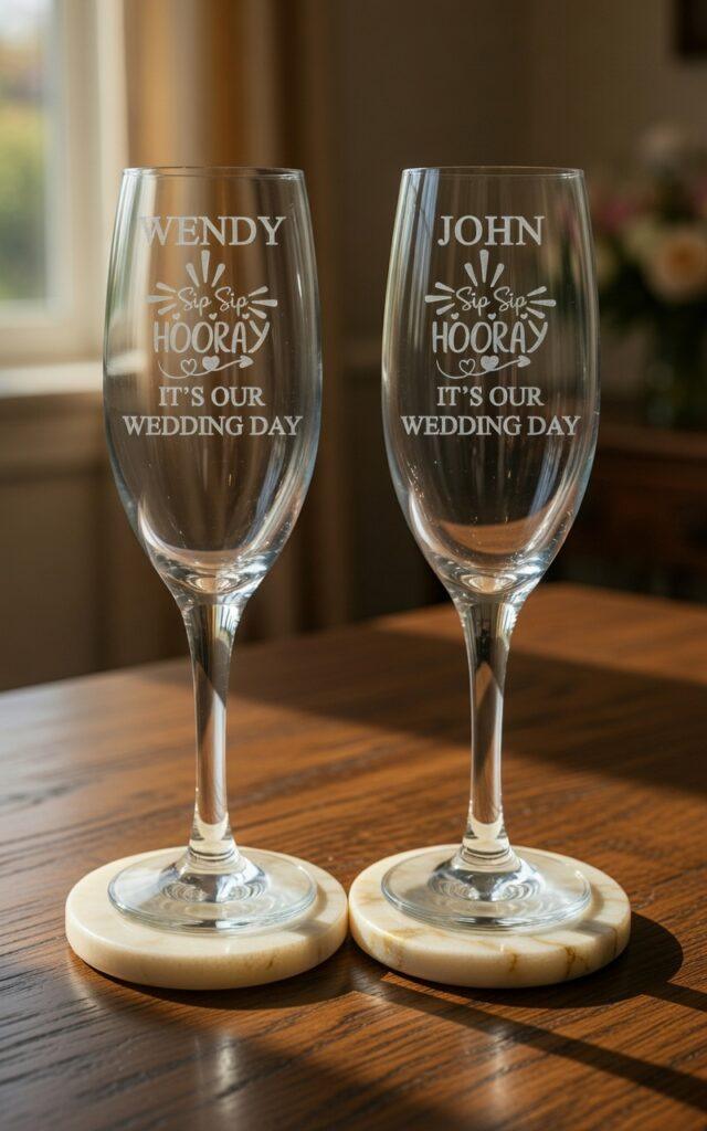 wedding champagne flutes des5